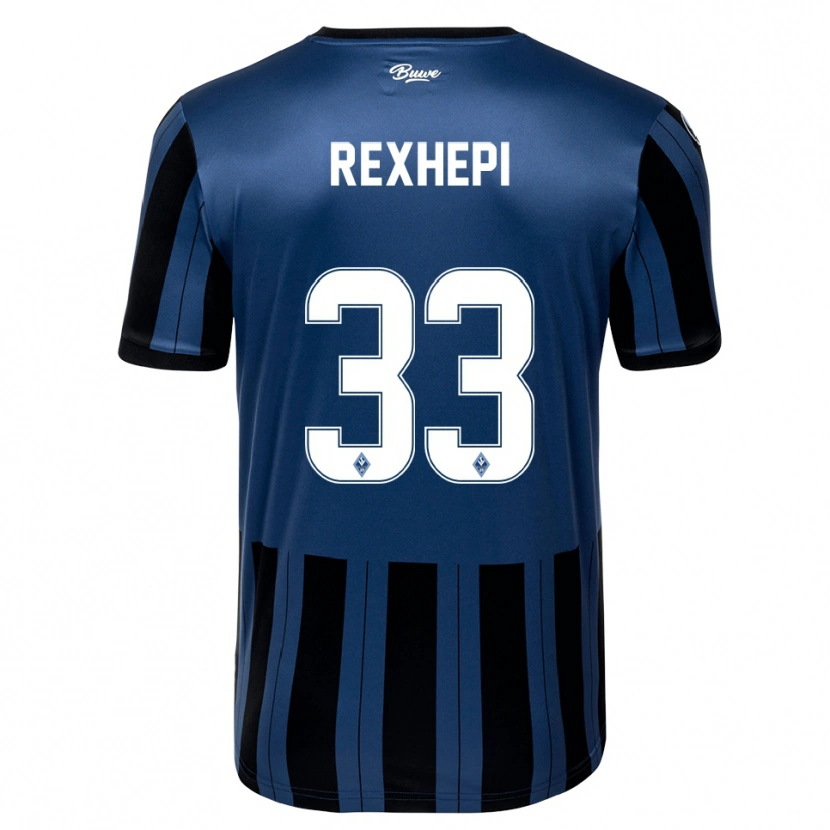 Danxen Dámské Arlind Rexhepi #33 Modrá Šedá Černá Domů Hráčské Dresy 2025/26 Dres