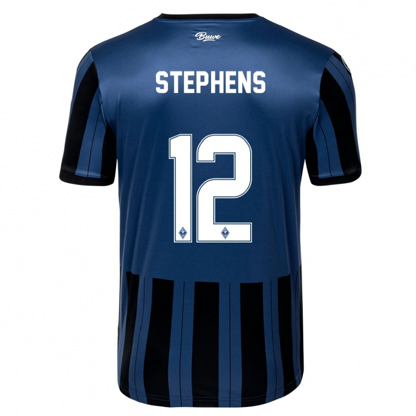 Danxen Dámské Kaden Stephens #12 Modrá Šedá Černá Domů Hráčské Dresy 2025/26 Dres