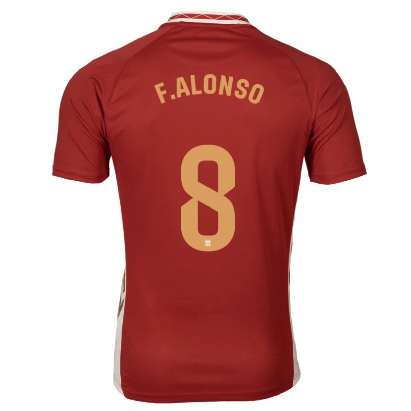 Danxen Dámské Félix Alonso #8 Vínová Zlatá Daleko Hráčské Dresy 2025/26 Dres