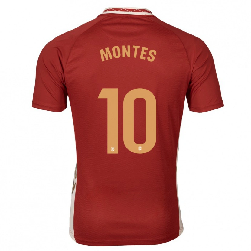 Danxen Dámské Cris Montes #10 Vínová Zlatá Daleko Hráčské Dresy 2025/26 Dres