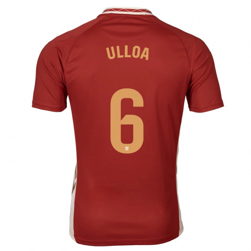 Danxen Dámské Alberto Ulloa #6 Vínová Zlatá Daleko Hráčské Dresy 2025/26 Dres