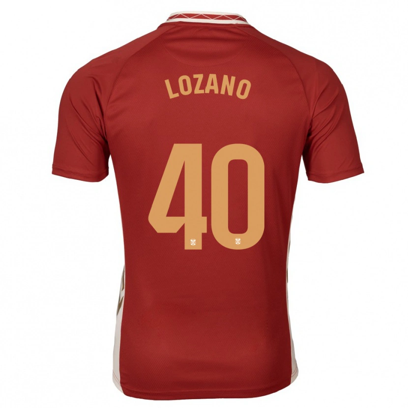 Danxen Dámské Gabriel Lozano #40 Vínová Zlatá Daleko Hráčské Dresy 2025/26 Dres