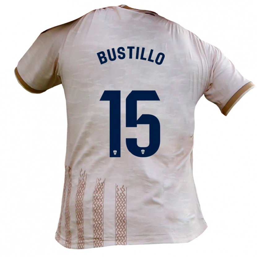 Danxen Dámské Marcos Bustillo #15 Špinavě Bílá Hnědá Daleko Hráčské Dresy 2025/26 Dres