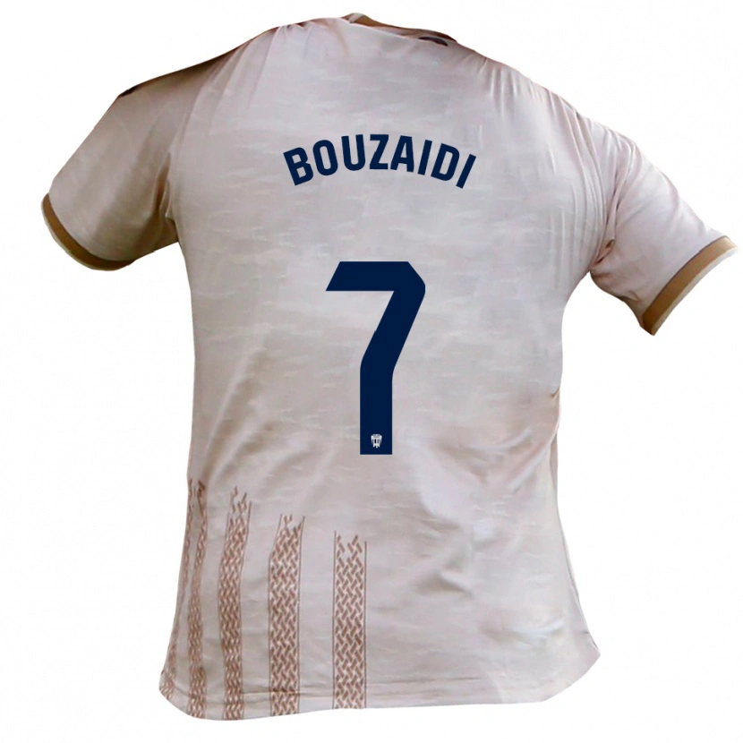 Danxen Dámské Simo Bouzaidi #7 Špinavě Bílá Hnědá Daleko Hráčské Dresy 2025/26 Dres