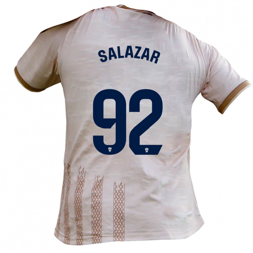Danxen Dámské Israel Salazar #92 Špinavě Bílá Hnědá Daleko Hráčské Dresy 2025/26 Dres