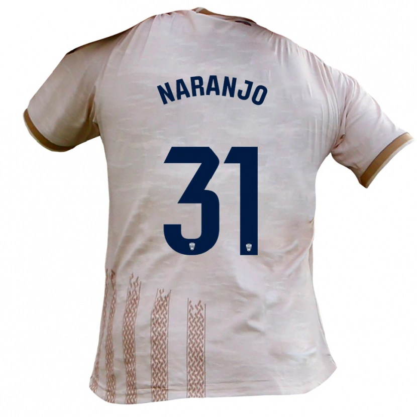 Danxen Dámské David Naranjo #31 Špinavě Bílá Hnědá Daleko Hráčské Dresy 2025/26 Dres