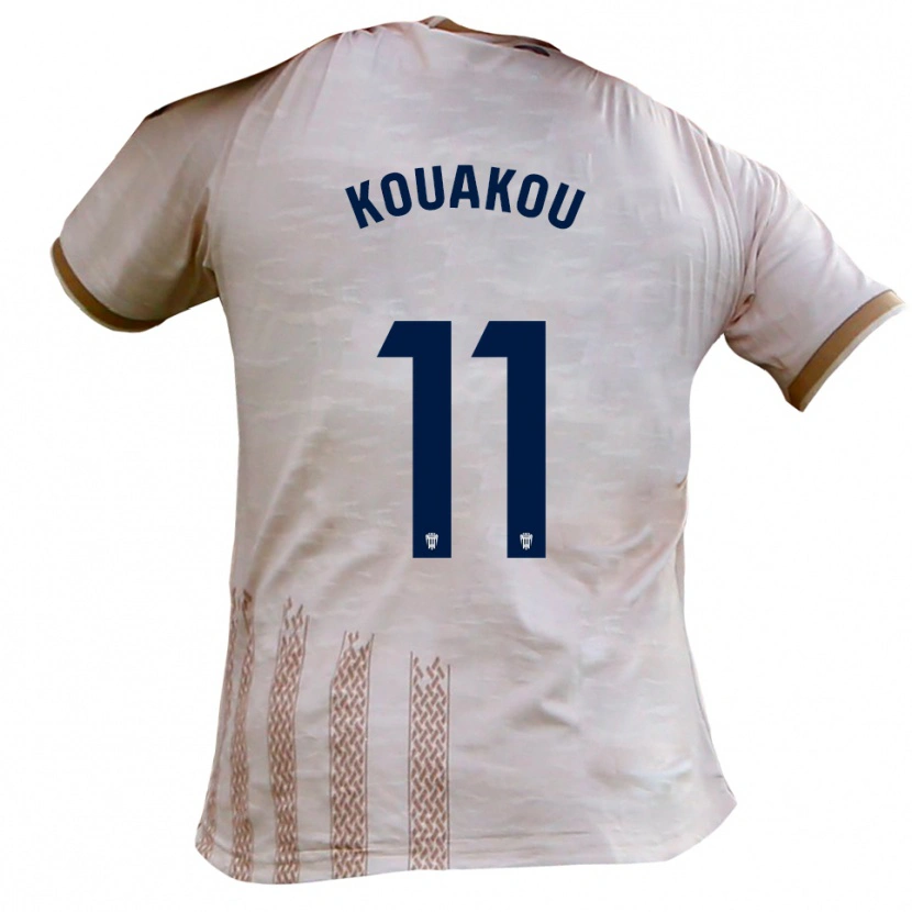 Danxen Dámské Koffi Kouakou #11 Špinavě Bílá Hnědá Daleko Hráčské Dresy 2025/26 Dres