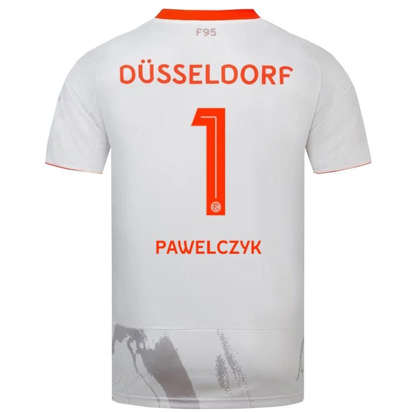 Danxen Dámské Tobias Pawelczyk #1 Bílá Oranžová Daleko Hráčské Dresy 2025/26 Dres