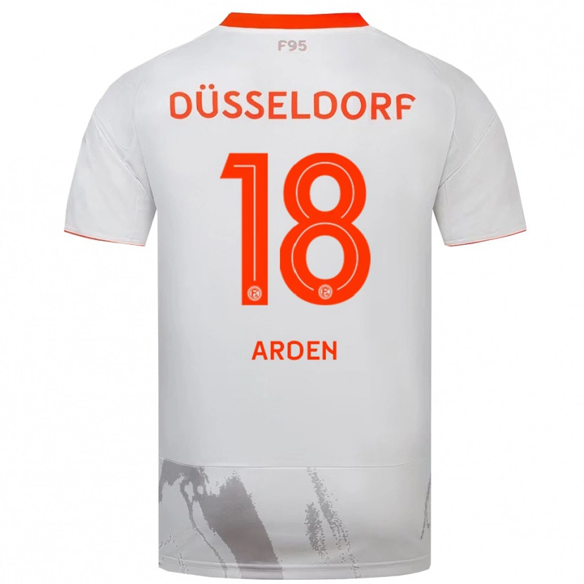 Danxen Dámské Elias Arden #18 Bílá Oranžová Daleko Hráčské Dresy 2025/26 Dres
