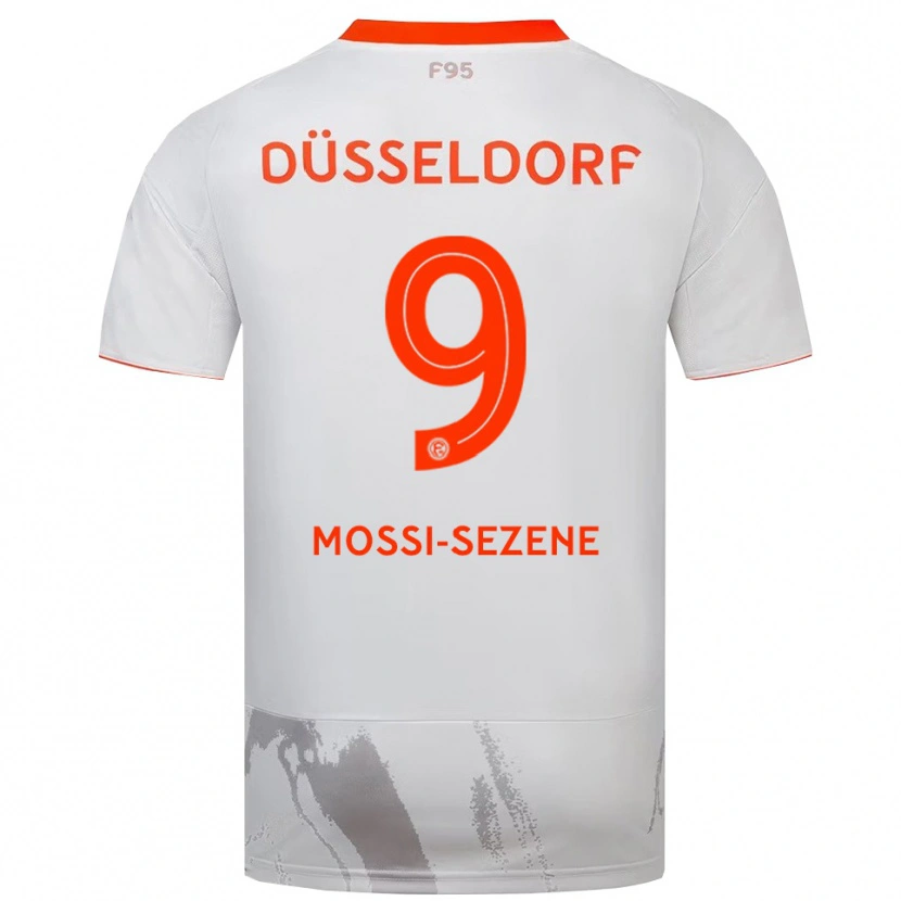 Danxen Dámské Dadou Mossi-Sezene #9 Bílá Oranžová Daleko Hráčské Dresy 2025/26 Dres