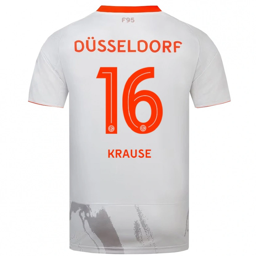 Danxen Dámské Arno Krause #16 Bílá Oranžová Daleko Hráčské Dresy 2025/26 Dres
