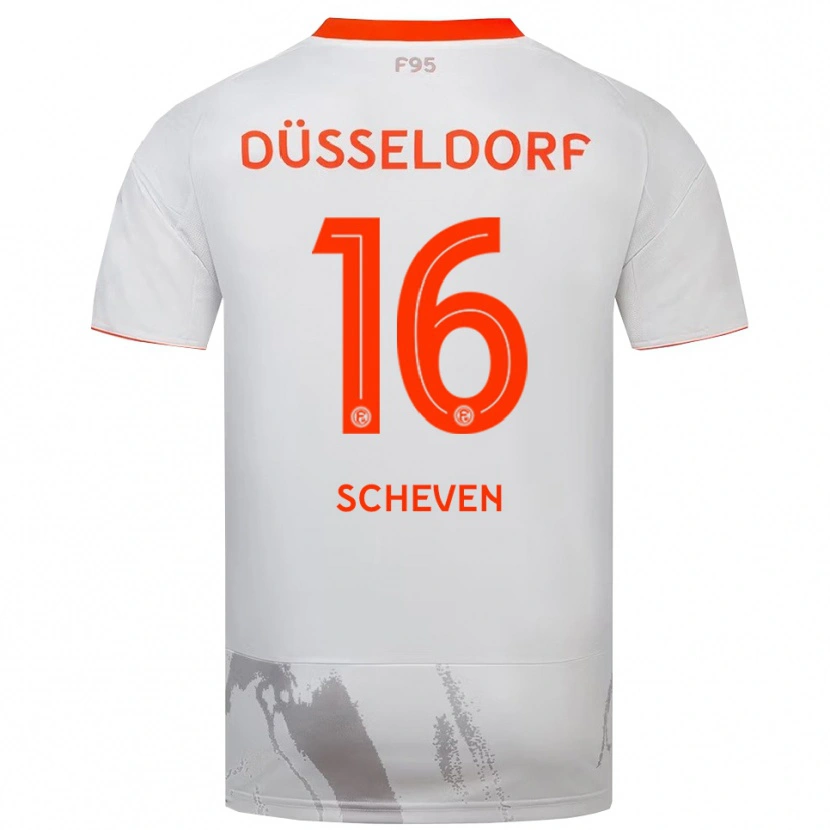 Danxen Dámské Josua Scheven #16 Bílá Oranžová Daleko Hráčské Dresy 2025/26 Dres