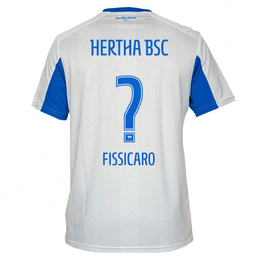 Danxen Dámské Lucas Fissicaro #0 Bílá Modrá Daleko Hráčské Dresy 2025/26 Dres