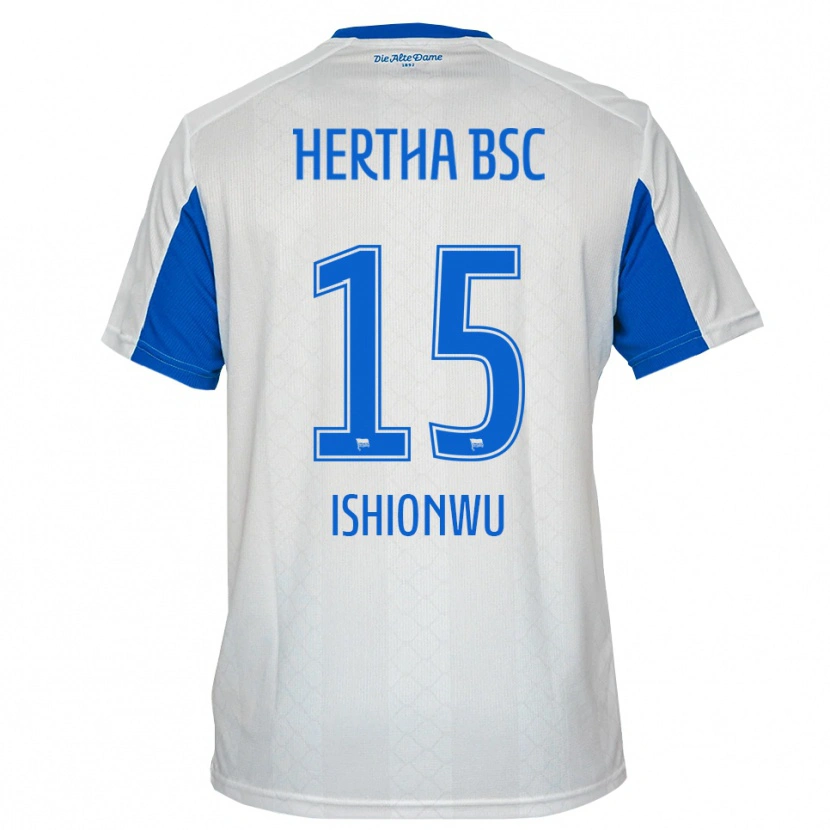 Danxen Dámské Chima Ishionwu #15 Bílá Modrá Daleko Hráčské Dresy 2025/26 Dres