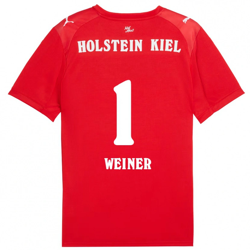 Danxen Dámské Timon Weiner #1 Červená Modrá Daleko Hráčské Dresy 2025/26 Dres