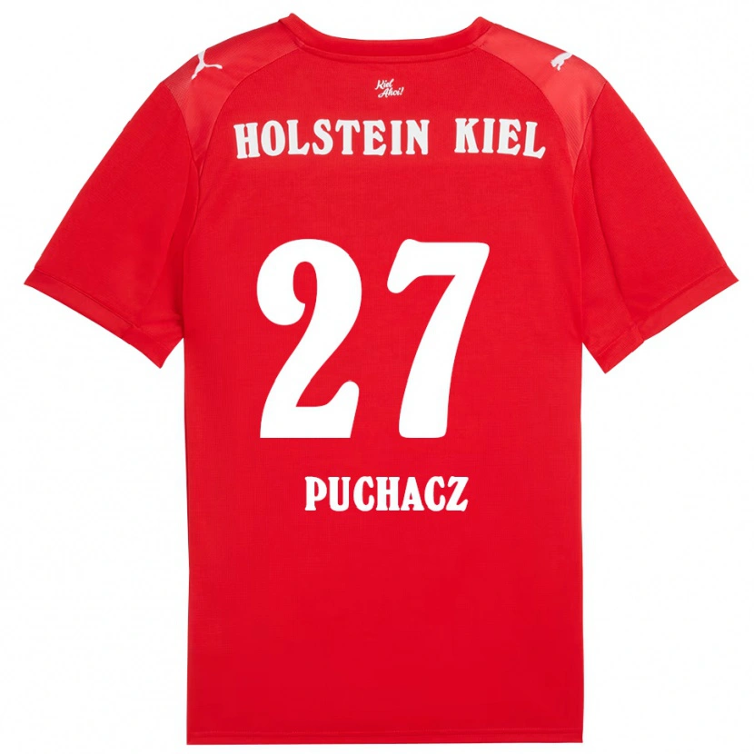 Danxen Dámské Tymoteusz Puchacz #27 Červená Modrá Daleko Hráčské Dresy 2025/26 Dres