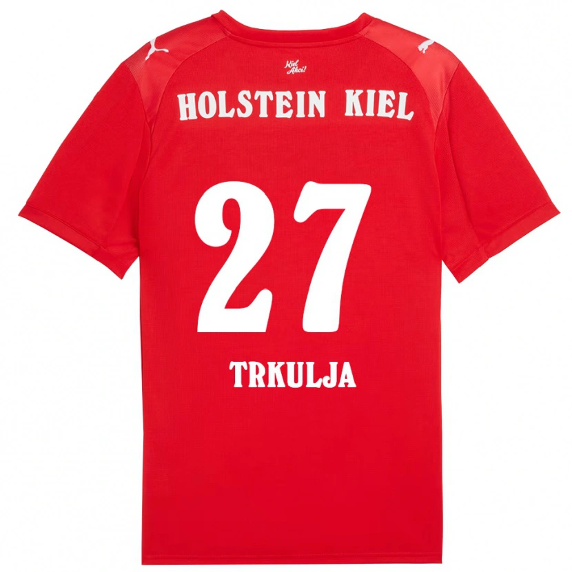 Danxen Dámské Mihailo Trkulja #27 Červená Modrá Daleko Hráčské Dresy 2025/26 Dres