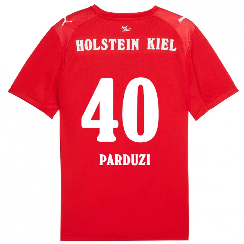 Danxen Dámské Leon Parduzi #40 Červená Modrá Daleko Hráčské Dresy 2025/26 Dres