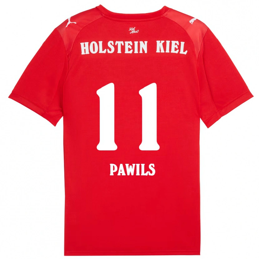 Danxen Dámské Jan-Luca Pawils #11 Červená Modrá Daleko Hráčské Dresy 2025/26 Dres