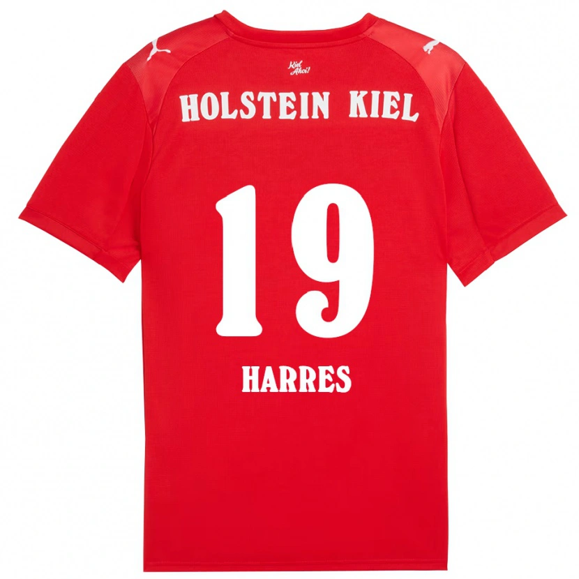 Danxen Dámské Phil Harres #19 Červená Modrá Daleko Hráčské Dresy 2025/26 Dres