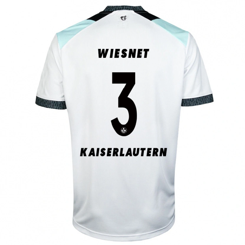 Danxen Dámské Melvin Wiesnet #3 Bílá Černá Daleko Hráčské Dresy 2025/26 Dres