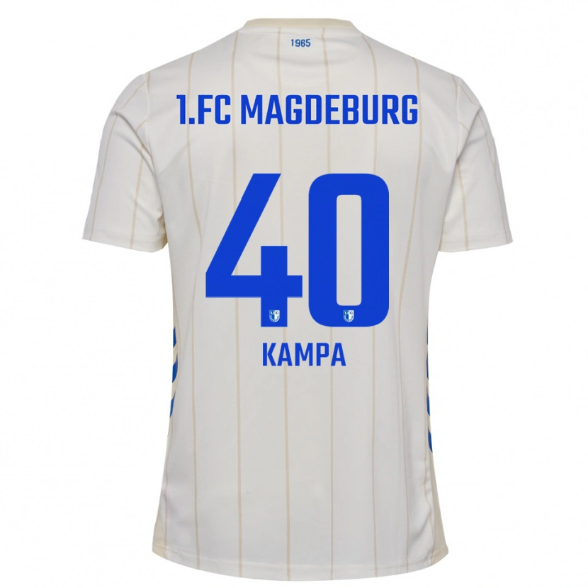 Danxen Dámské Robert Kampa #40 Bílá Modrá Daleko Hráčské Dresy 2025/26 Dres