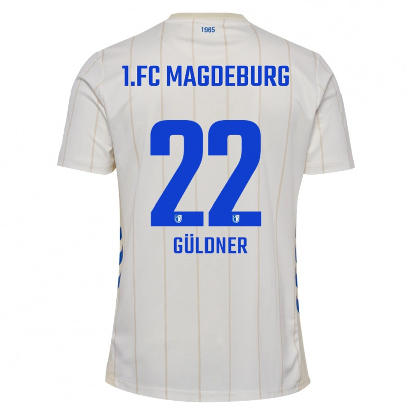 Danxen Dámské Felix Güldner #22 Bílá Modrá Daleko Hráčské Dresy 2025/26 Dres