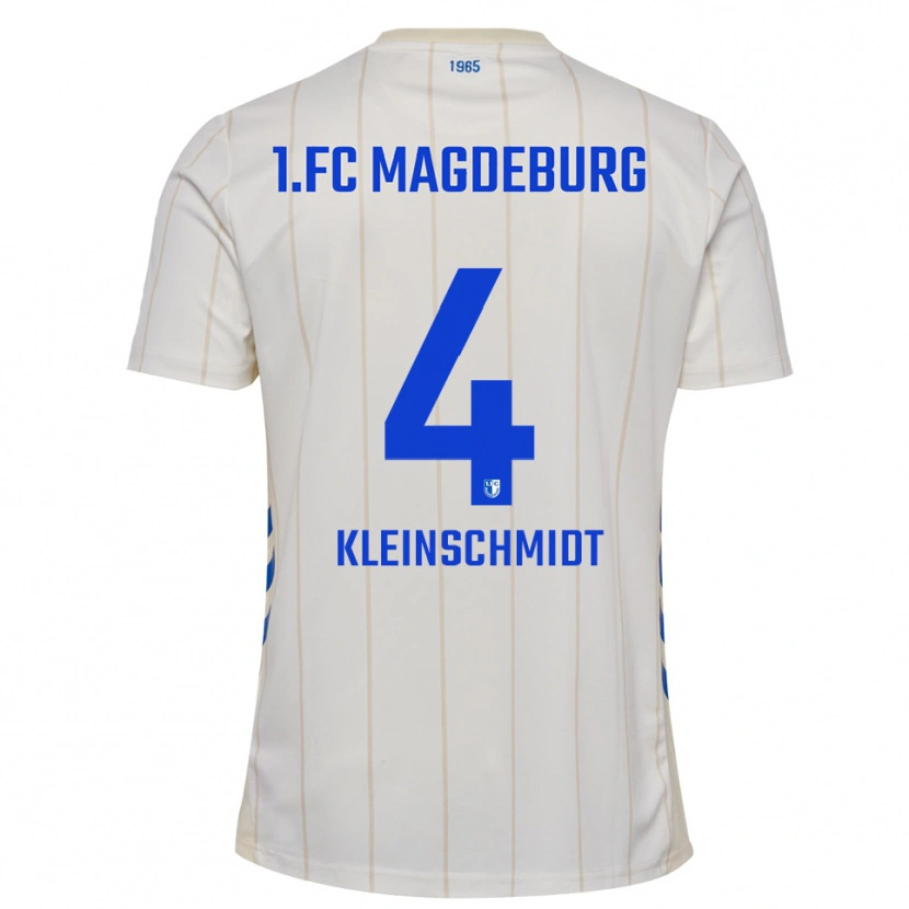Danxen Dámské Max Kleinschmidt #4 Bílá Modrá Daleko Hráčské Dresy 2025/26 Dres