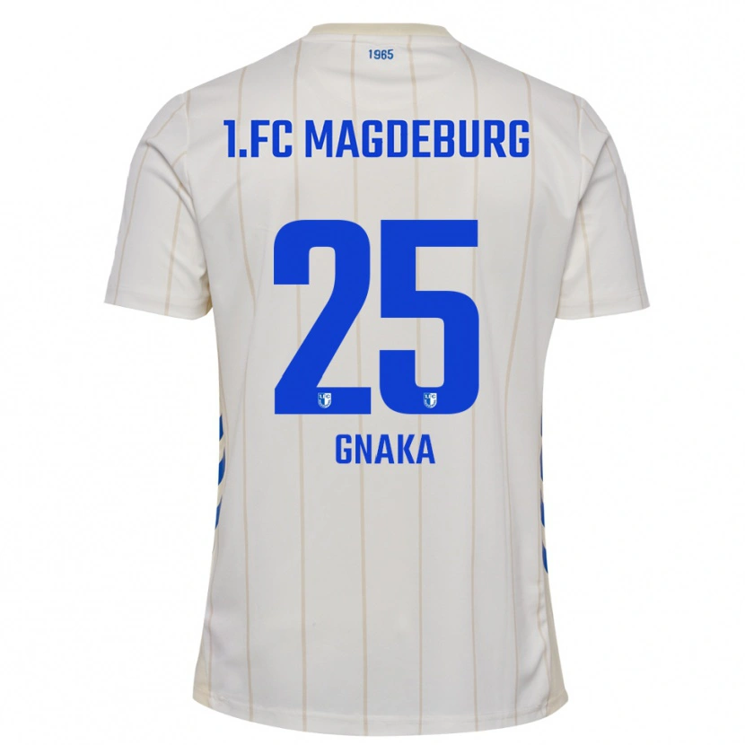 Danxen Dámské Silas Gnaka #25 Bílá Modrá Daleko Hráčské Dresy 2025/26 Dres