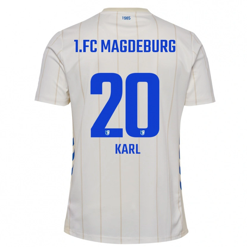 Danxen Dámské Emma Karl #20 Bílá Modrá Daleko Hráčské Dresy 2025/26 Dres