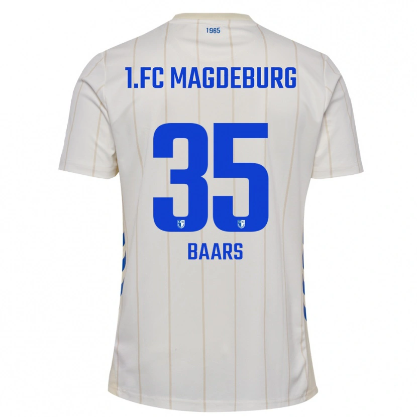 Danxen Dámské Magnus Baars #35 Bílá Modrá Daleko Hráčské Dresy 2025/26 Dres