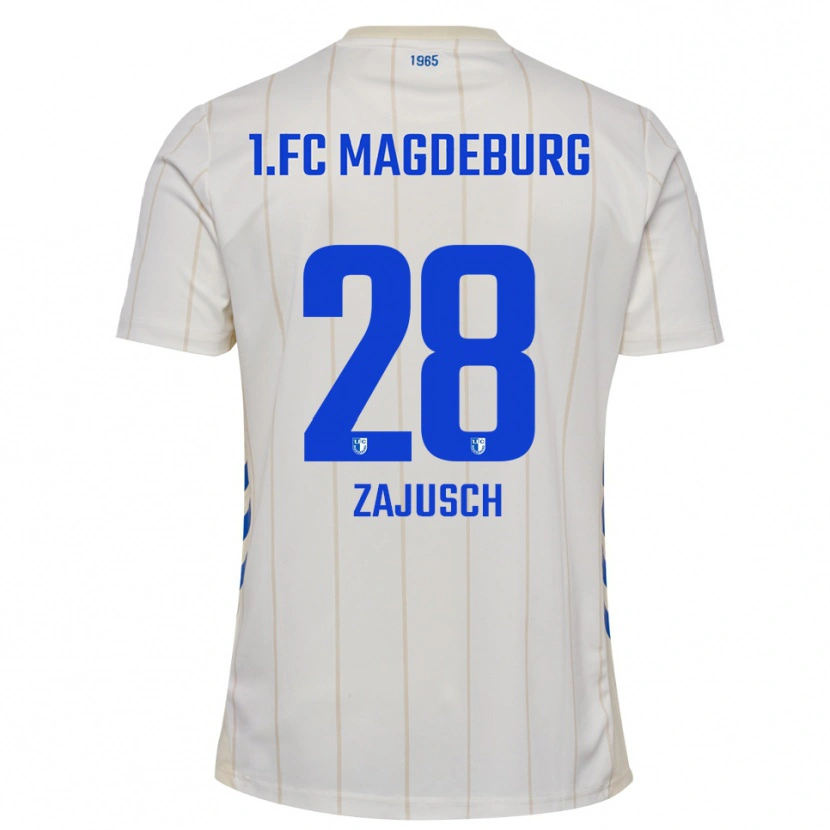 Danxen Dámské Marcel Zajusch #28 Bílá Modrá Daleko Hráčské Dresy 2025/26 Dres