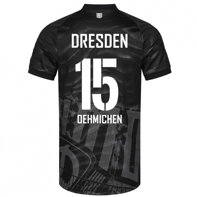 Danxen Dámské Julius Oehmichen #15 Černá Šedá Daleko Hráčské Dresy 2025/26 Dres
