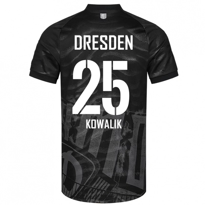 Danxen Dámské Ignacy Kowalik #25 Černá Šedá Daleko Hráčské Dresy 2025/26 Dres