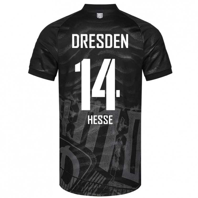 Danxen Dámské Henrik Heße #14 Černá Šedá Daleko Hráčské Dresy 2025/26 Dres