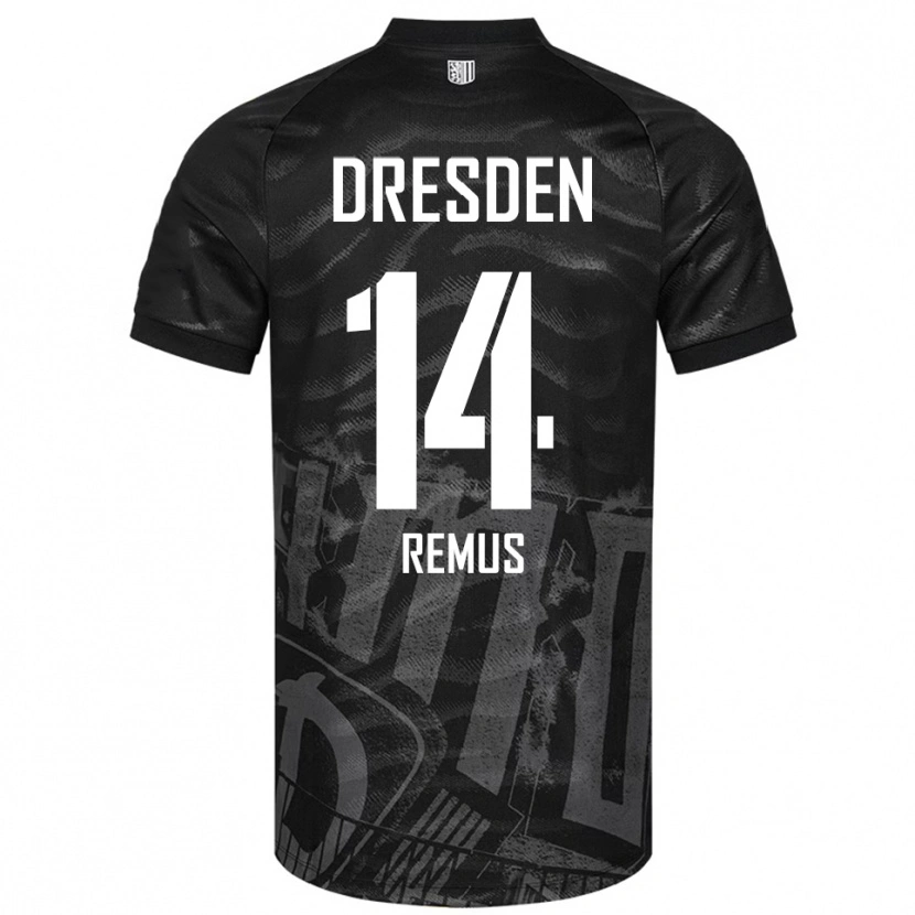 Danxen Dámské Niklas Remus #14 Černá Šedá Daleko Hráčské Dresy 2025/26 Dres