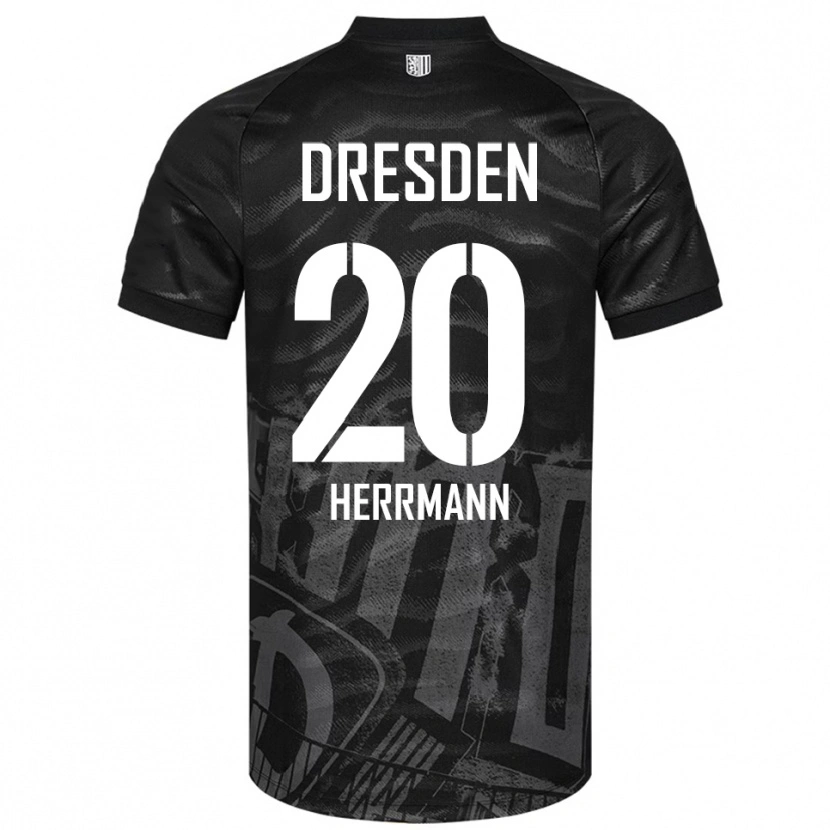 Danxen Dámské Artur Herrmann #20 Černá Šedá Daleko Hráčské Dresy 2025/26 Dres