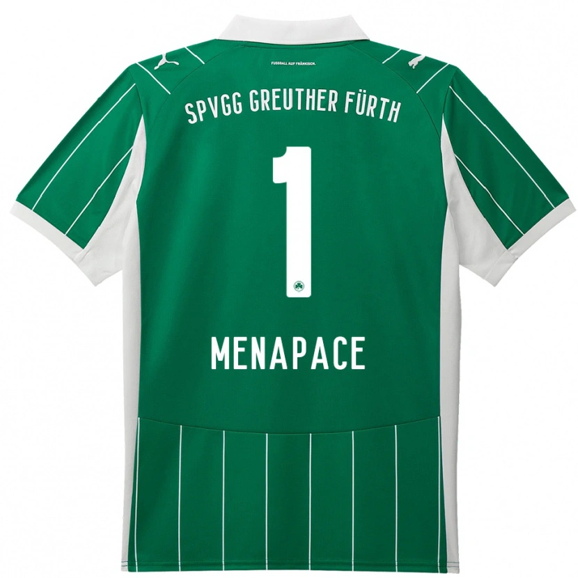 Danxen Dámské Theo Menapace #1 Zelená Bílá Daleko Hráčské Dresy 2025/26 Dres