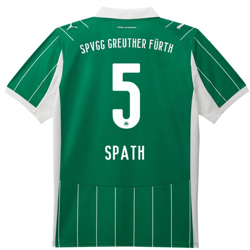 Danxen Dámské Dominik Spath #5 Zelená Bílá Daleko Hráčské Dresy 2025/26 Dres