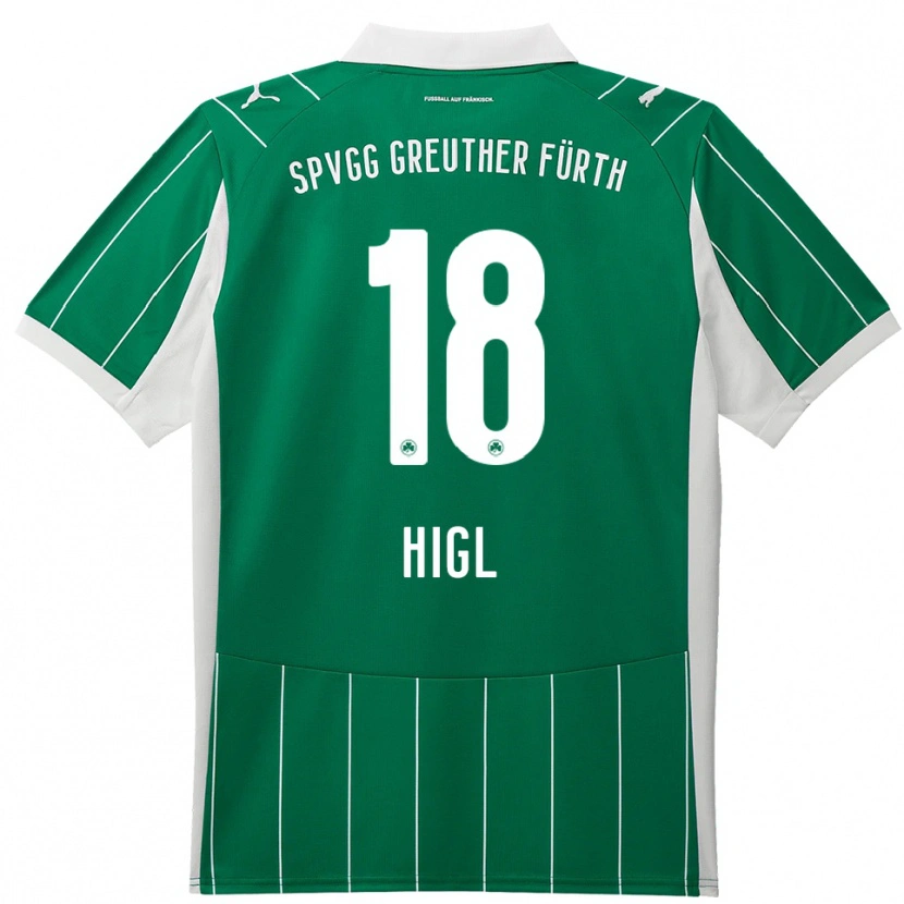 Danxen Dámské Felix Higl #18 Zelená Bílá Daleko Hráčské Dresy 2025/26 Dres