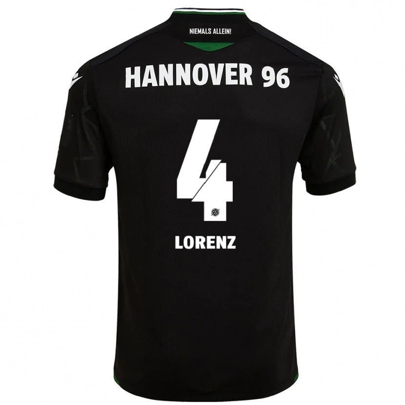 Danxen Dámské Pepe Lorenz #4 Černá Zelená Daleko Hráčské Dresy 2025/26 Dres