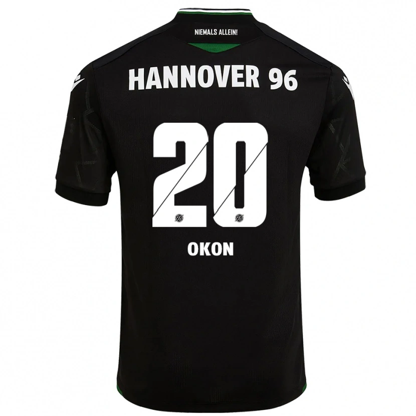 Danxen Dámské Ime Okon #20 Černá Zelená Daleko Hráčské Dresy 2025/26 Dres