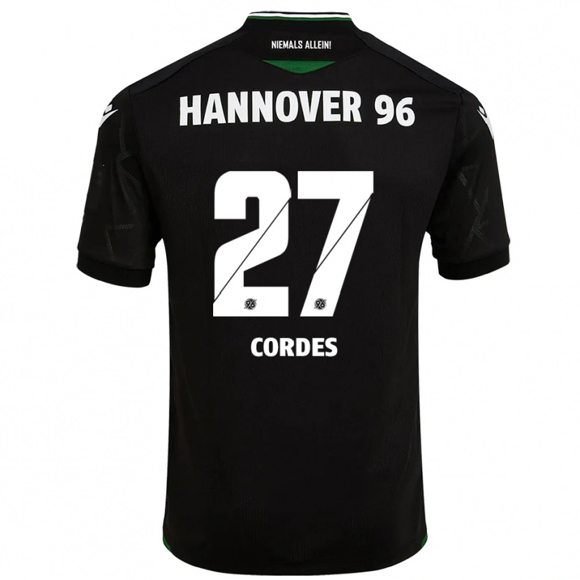 Danxen Dámské Leticia Cordes #27 Černá Zelená Daleko Hráčské Dresy 2025/26 Dres