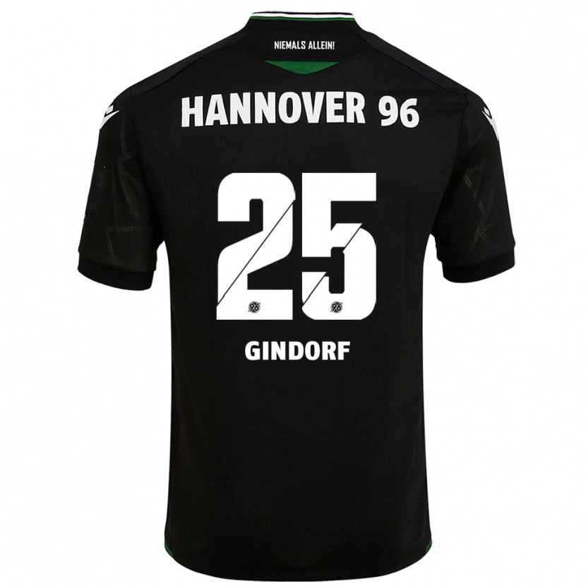 Danxen Dámské Lars Gindorf #25 Černá Zelená Daleko Hráčské Dresy 2025/26 Dres
