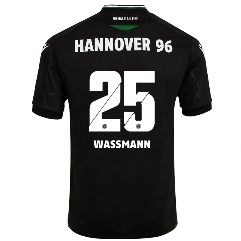 Danxen Dámské Isabel Waßmann #25 Černá Zelená Daleko Hráčské Dresy 2025/26 Dres