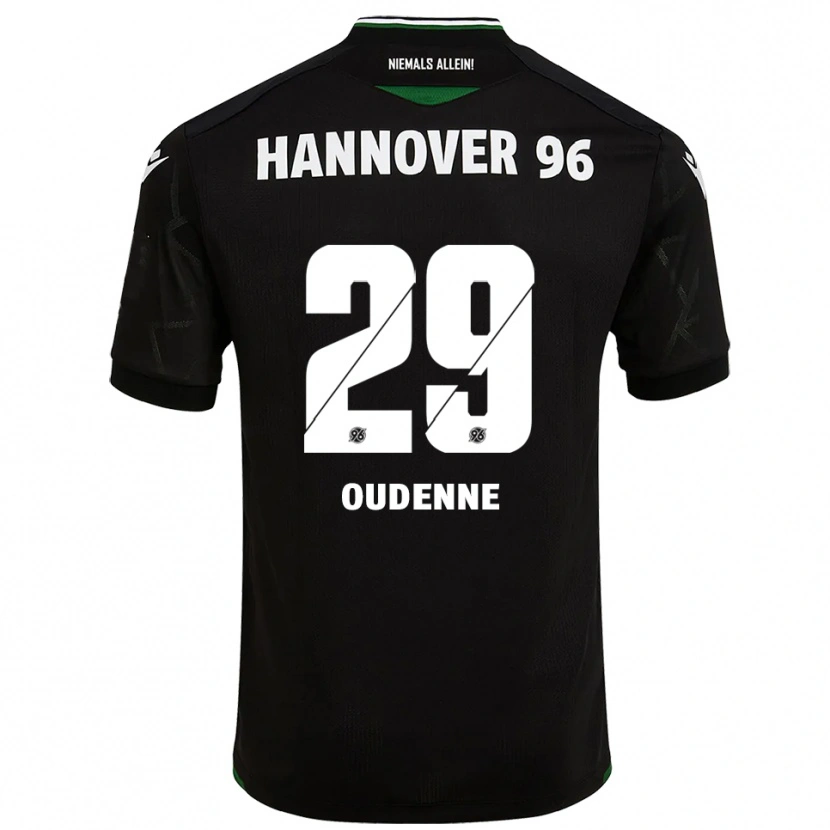 Danxen Dámské Kolja Oudenne #29 Černá Zelená Daleko Hráčské Dresy 2025/26 Dres