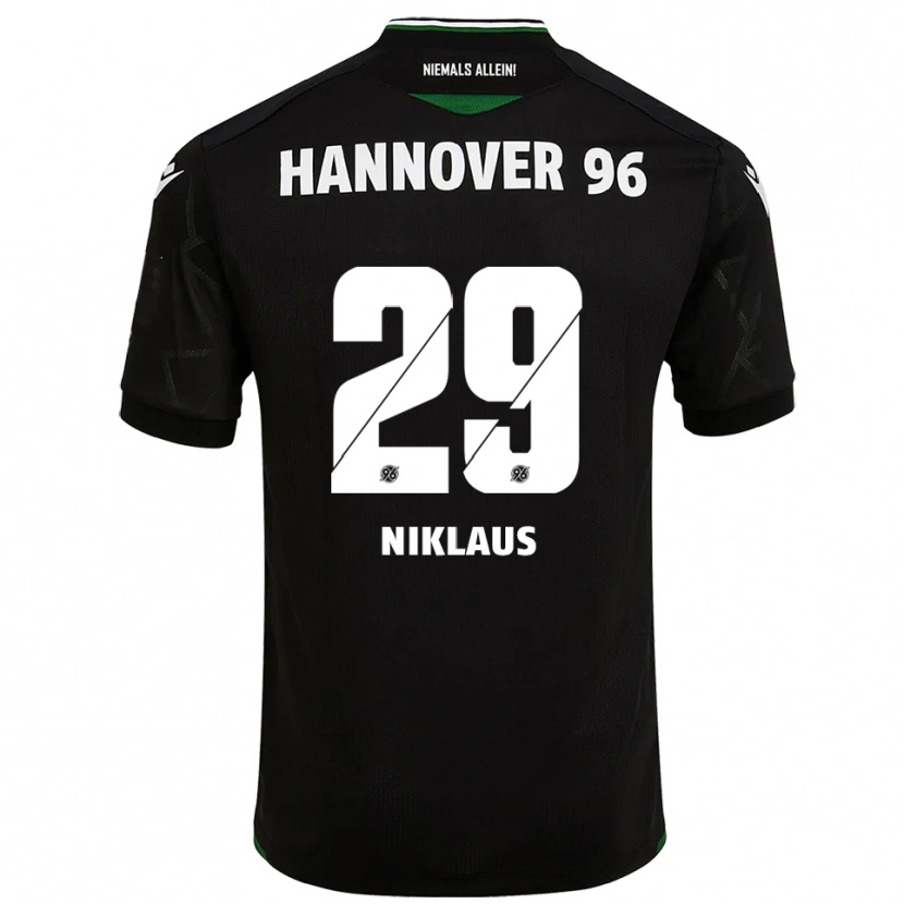 Danxen Dámské Jeremie Niklaus #29 Černá Zelená Daleko Hráčské Dresy 2025/26 Dres