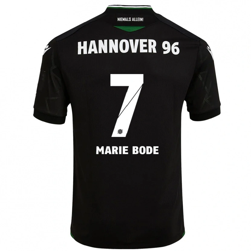 Danxen Dámské Bente Marie Bode #7 Černá Zelená Daleko Hráčské Dresy 2025/26 Dres