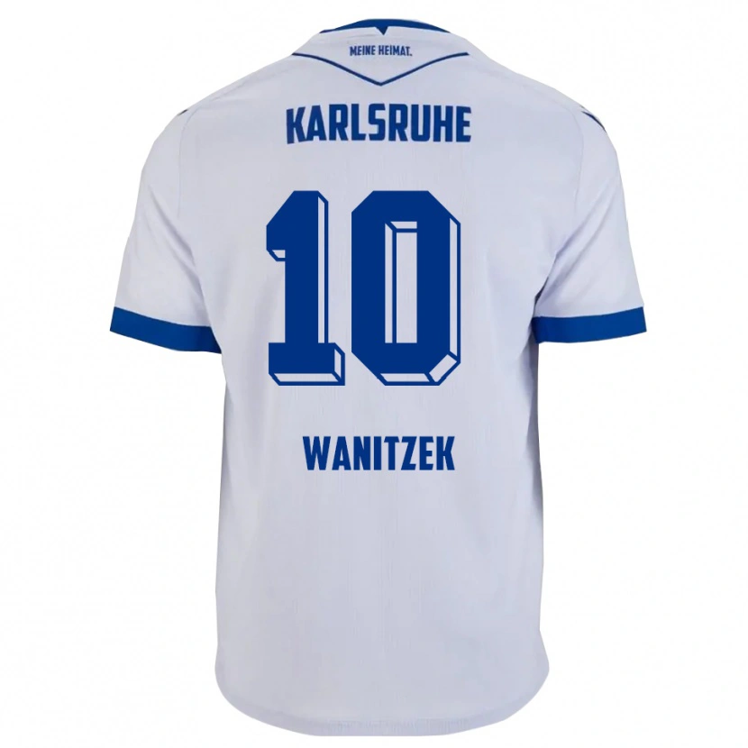 Danxen Dámské Marvin Wanitzek #10 Bílá Modrá Daleko Hráčské Dresy 2025/26 Dres