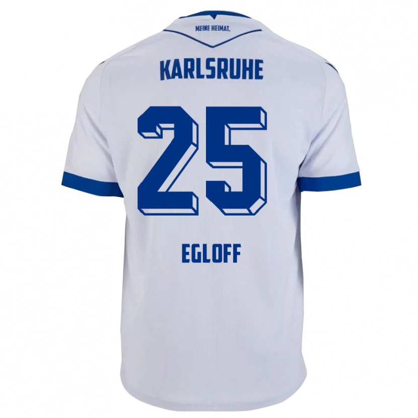 Danxen Dámské Lilian Egloff #25 Bílá Modrá Daleko Hráčské Dresy 2025/26 Dres